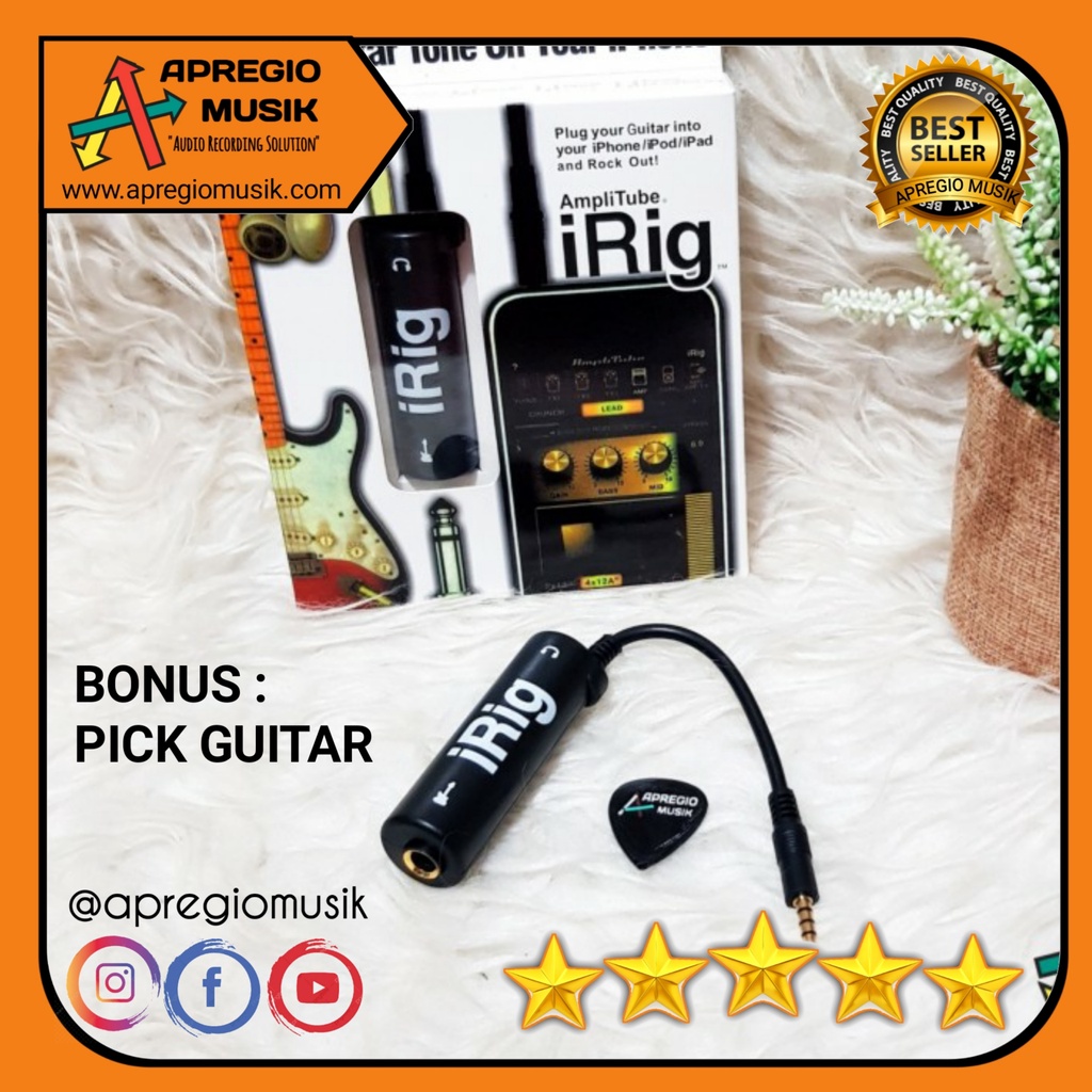 Jual Irig Amplitube efek gitar untuk iphone dan android Shopee