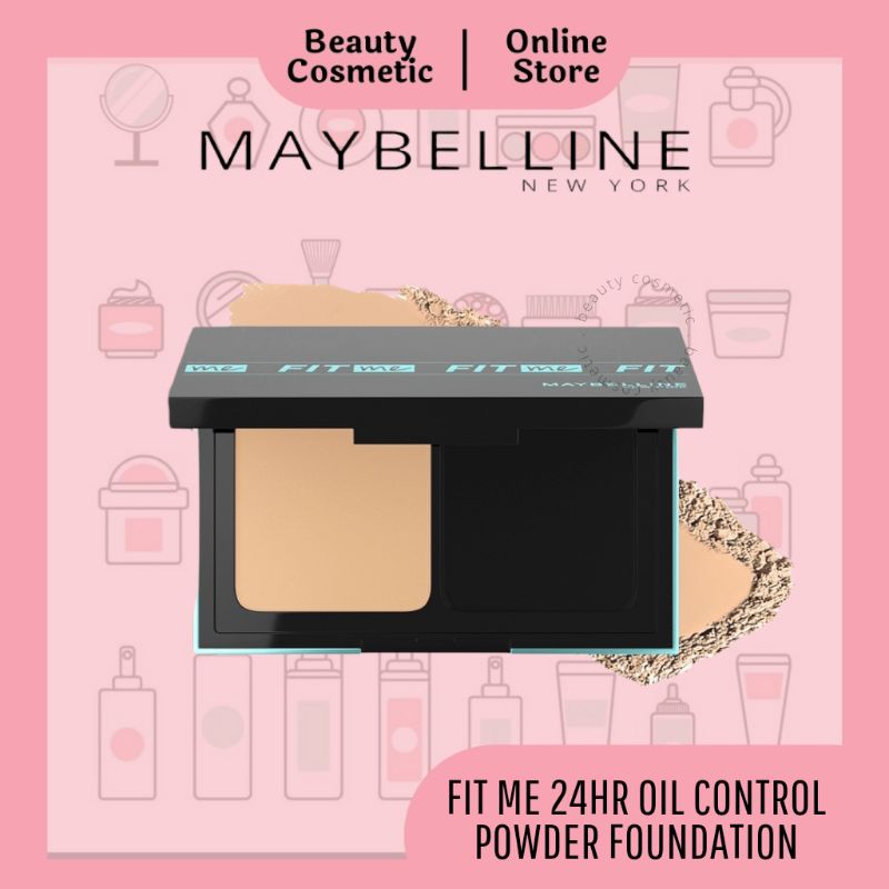 Jual Maybelline Fit Me Matte And Poreless 24hr Oil Control Powder Foundation Shopee Indonesia 2348