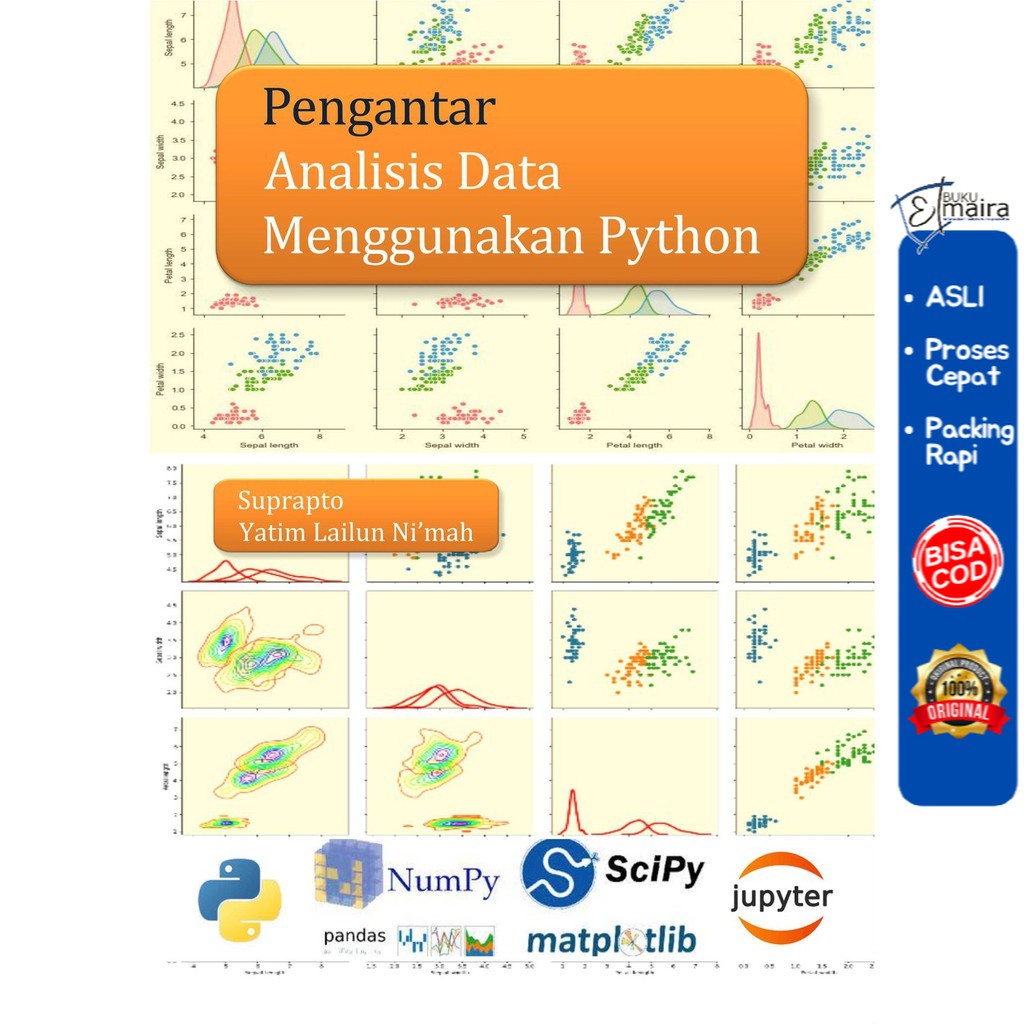 Jual Buku Pengantar Analisis Data Menggunakan Python - DEEPUBLISH ...