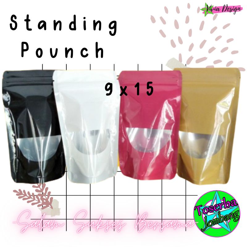 Jual Standing Pouch Window 9x15 | Shopee Indonesia