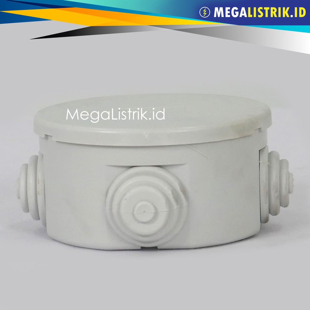 Jual MG JUNCTION BOX BULAT 80 X 40 MM ABU-ABU / OB DOS BULAT 80X40 MM 4 ...