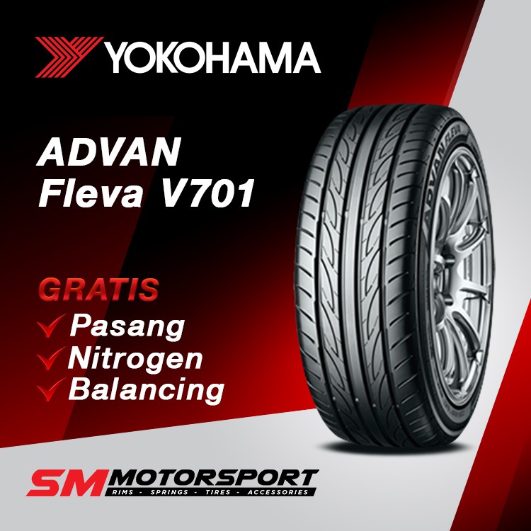 Jual Yokohama ADVAN Fleva V701 225 50 r16 92W Ban Mobil | Shopee