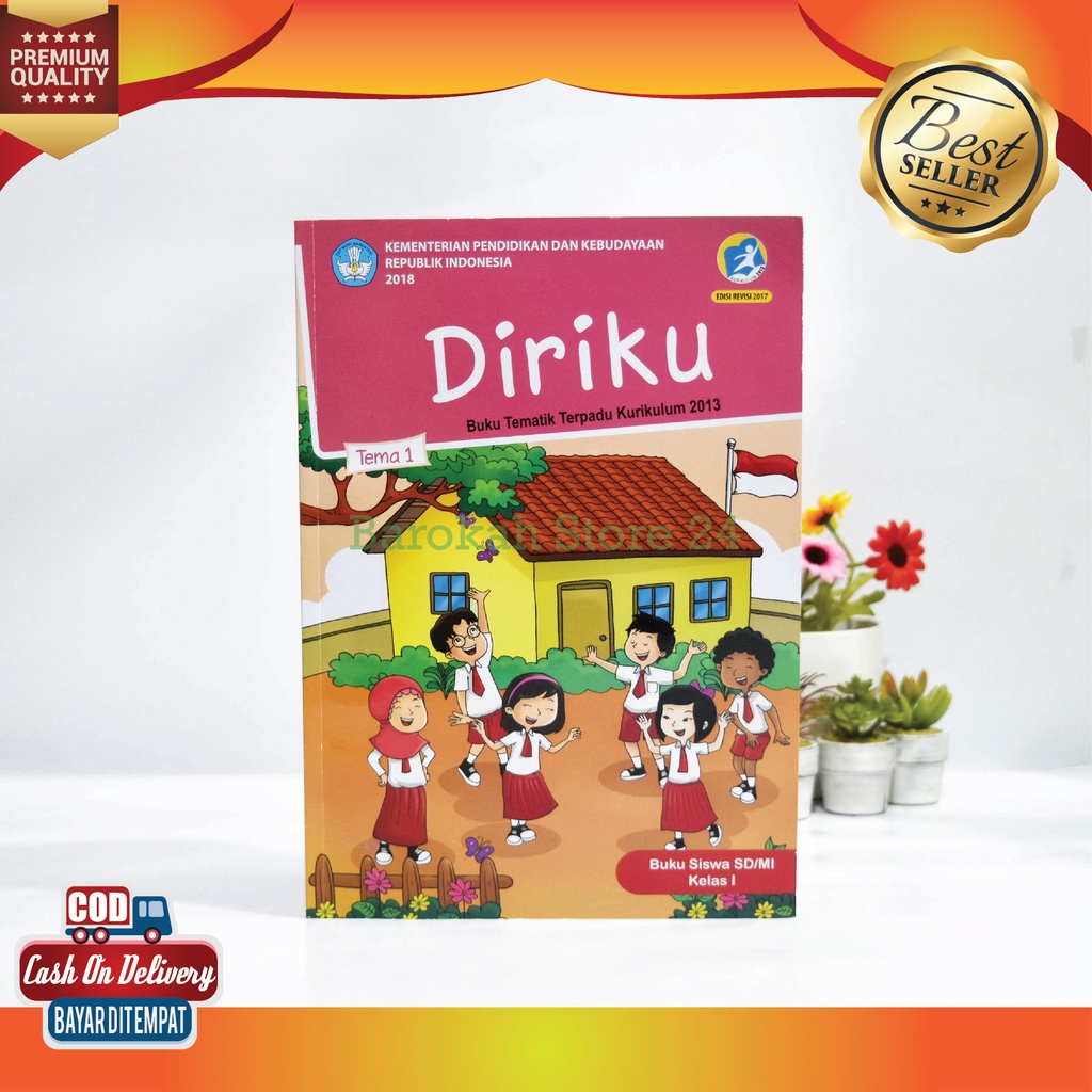 Jual [BAYAR DITEMPAT] Buku Paket Pelajaran Kelas 1 SD/MI ~ TEMA 1 ...