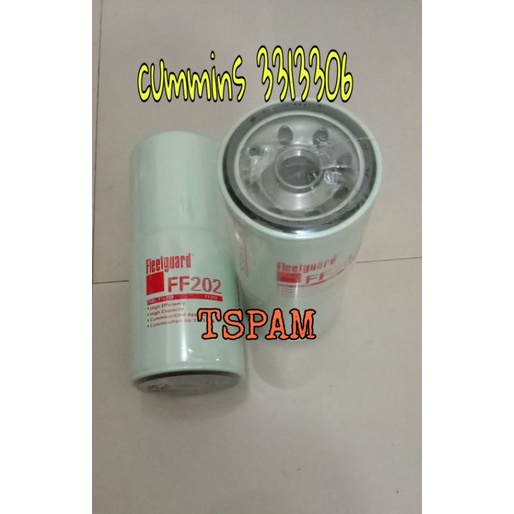 Jual fleetguard ff202 fuel filter cummins 3313306 299202 baldwin bf596 ...