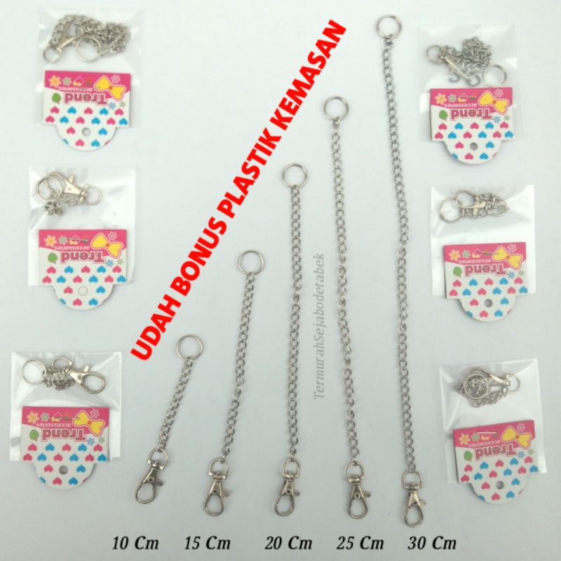 Jual Sempati Rantai kunci besi pengaman gembok kandang panjang 30 Cm ...