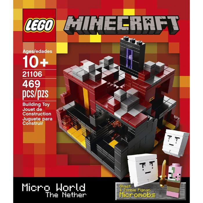 Jual Lego Minecraft 21106 The Nether Micro World Mine Craft Ghasts