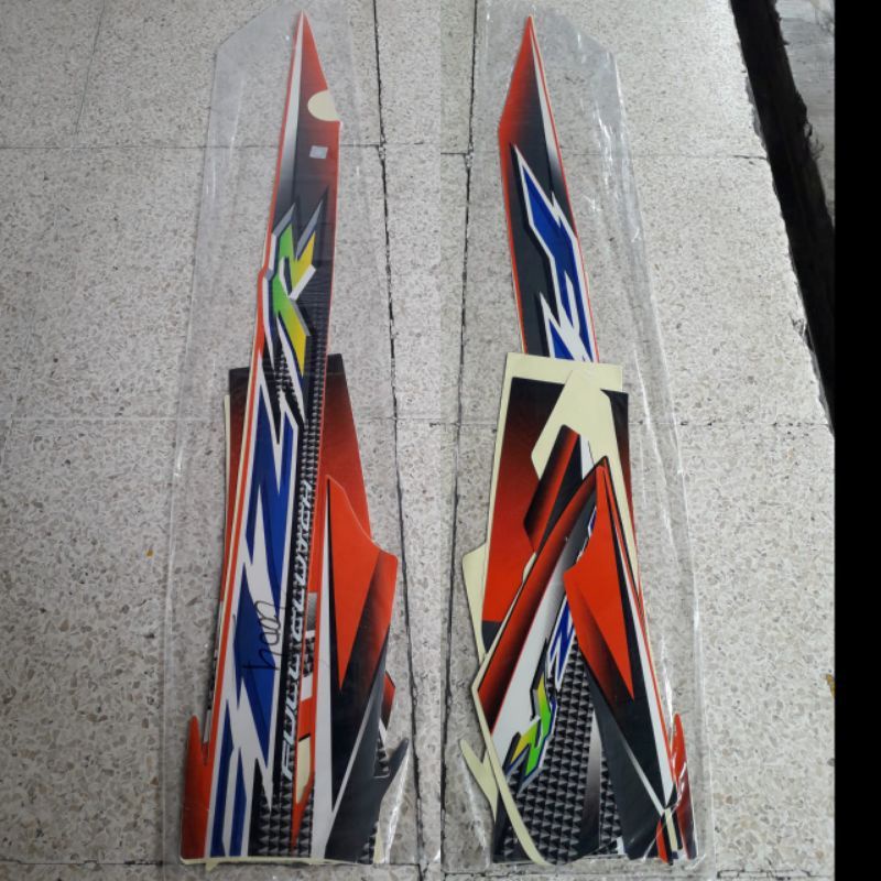 Jual striping lis sticker standar ori Yamaha FIZ R 2004 striping FIZR ...