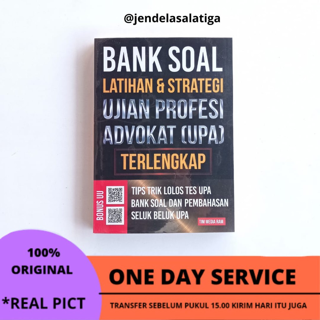 Jual Buku Bank Soal Latihan & Strategi Ujian Profesi Advokat UPA ...