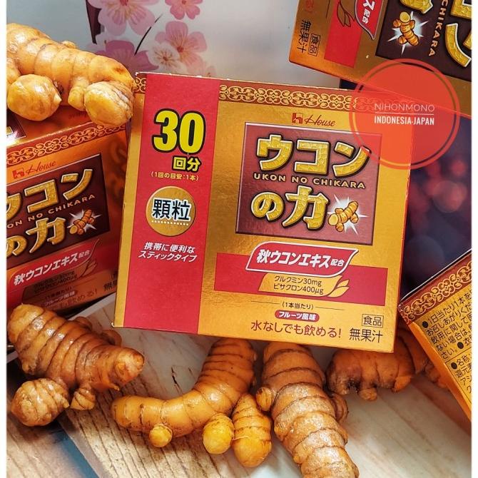 Jual UKON NO CHIKARA Power of turmeric Granules 30pack (Obat Anti Mabok) Shopee Indonesia