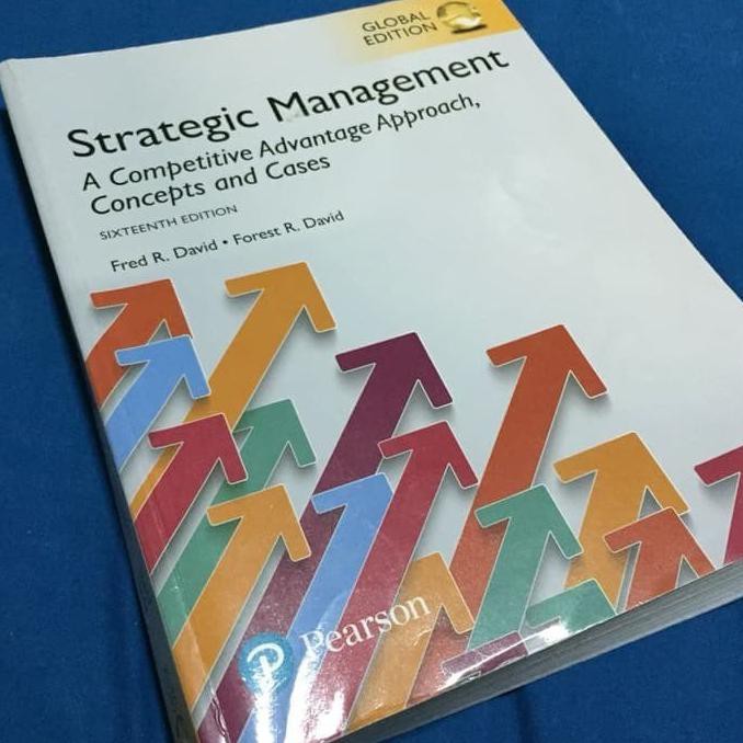 Jual Buku Strategic Management 16 Th Edition Kar Fred David | Shopee ...