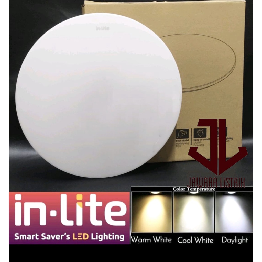 Jual IN-LITE LAMPU BARET INCE118 24W 24 WATT SWITCH TUNABLE 380MM ...
