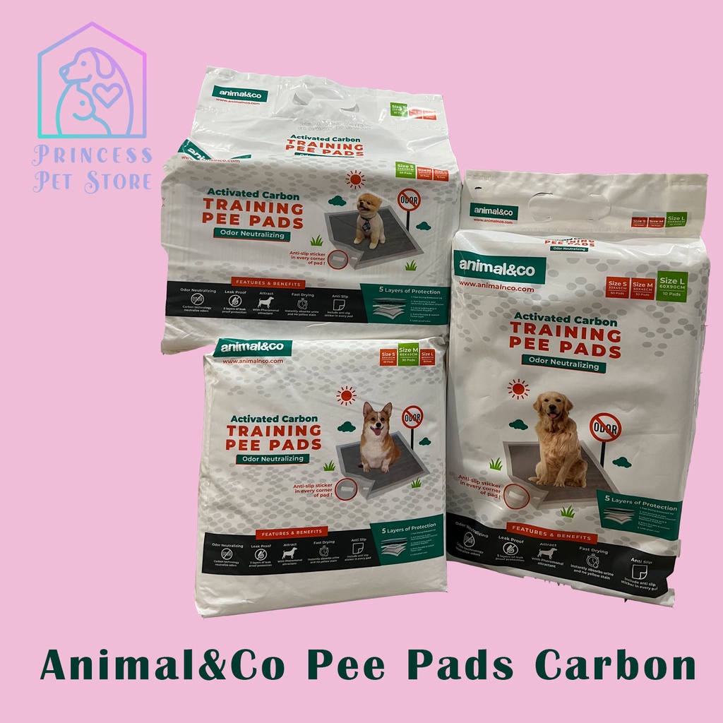 Jual Animal&Co Carbon Pee Pads Alas Pipis Anjing Karbon 60 X 90 Cm (isi ...