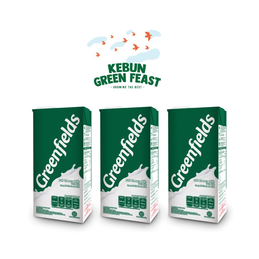 Jual GREENFIELD UHT FULL CREAM MILK Shopee Indonesia