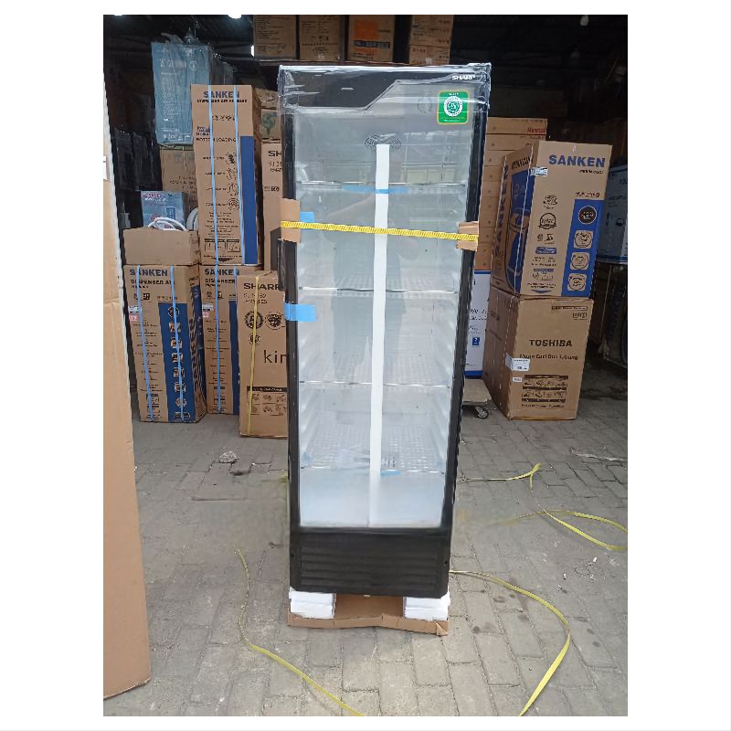 Jual SHARP Showcase SCH-250FS - 4 Rak 262 Liter | Shopee Indonesia