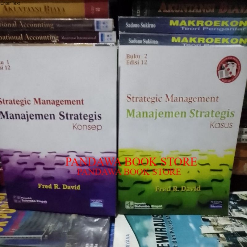 Jual Manajemen Strategis Konsep Dan Kasus Edisi 12 Buku 1 Dan Buku 2 By ...