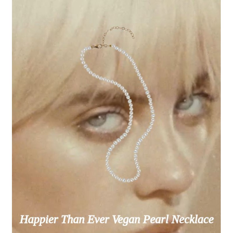 Billie eilish pearl deals necklace