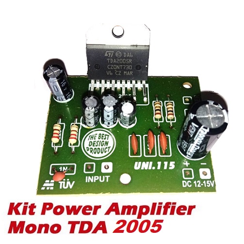 Jual Kit Power Amplifier Mini 20 Watt Mono Rms Bridge Power Amplifier Tda 2005 Mono 12 Volt 7960