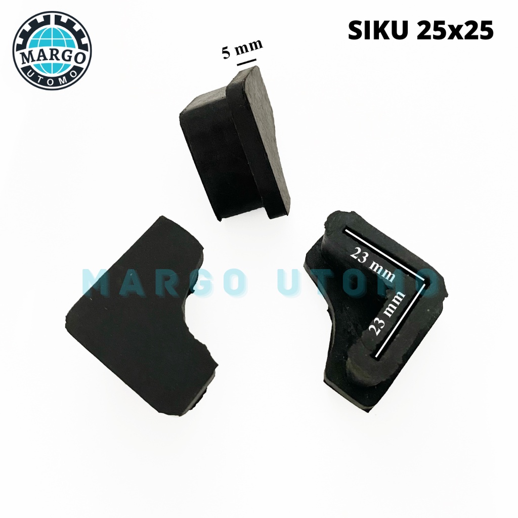Jual Karet Kaki Rak Besi Siku 25x25 - 10 PCS | Shopee Indonesia