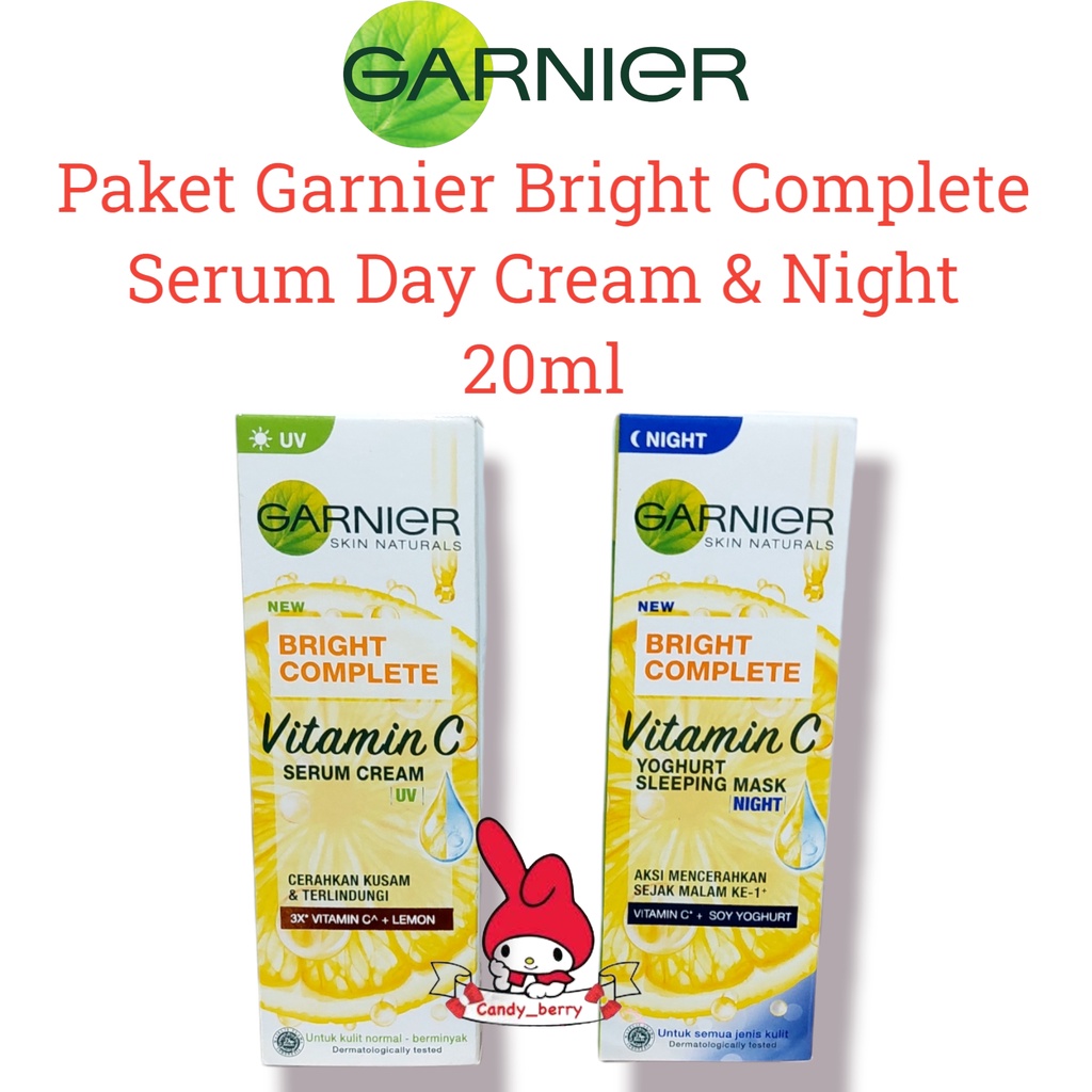 Jual Paket Cream GARNIER BRIGHT Light Complete White Speed (cream siang