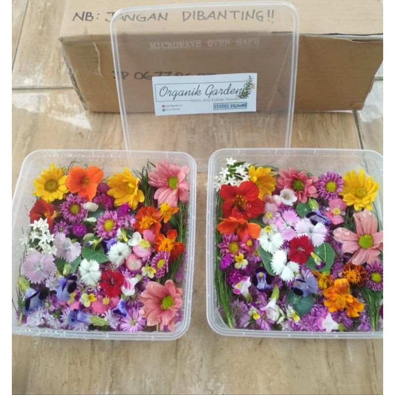 Jual Mix edible flower Shopee Indonesia