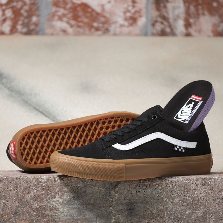 Jual VANS OLD SKOOL PRO SKATE BLACK GUM ORIGINAL Shopee Indonesia