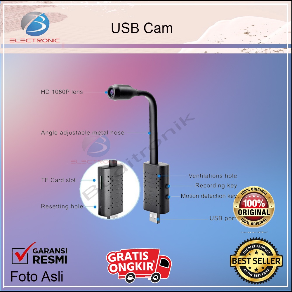 Jual Smart Mini Camera Wifi Usb Ip Camera - Spy Camera USB Flexible ...