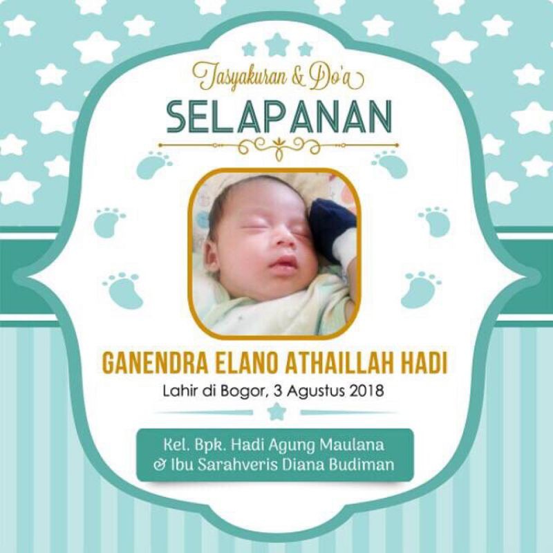 Jual Kartu Ucapan Aqiqah | Shopee Indonesia
