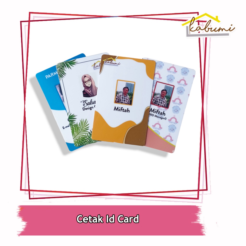 Jual Cetak ID Card PVC Premium Kartu Member / Kartu Anggota | Shopee ...