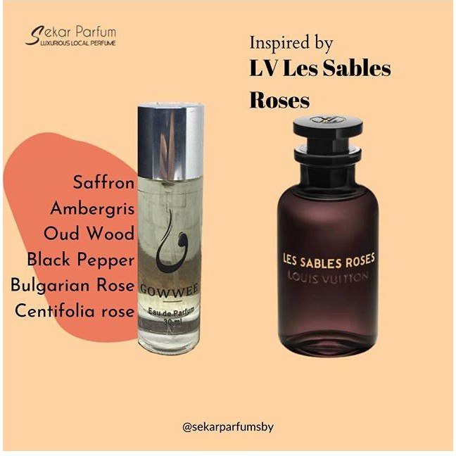 Luxury Designer Perfume Dream Les Sables Roses Apogee Eau De