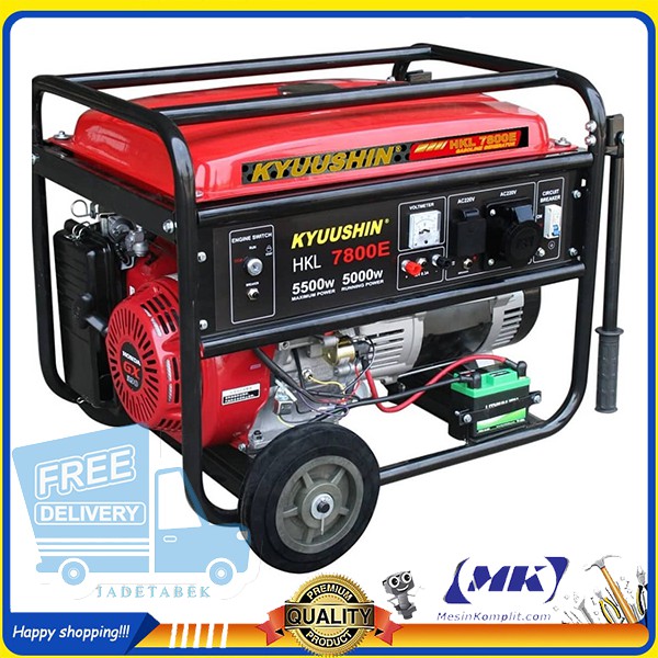 Jual Generator Genset Honda Kyuushin 5kW Starter | Shopee Indonesia
