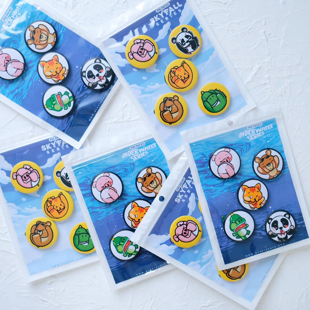 Jual CRSL Pin Package | Paket Pin | all 5 characters | Shopee Indonesia