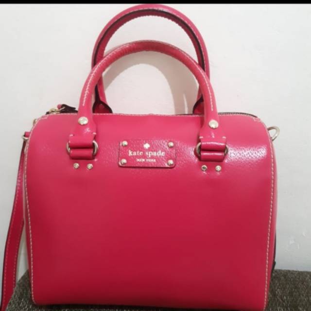 Preloved tas kate spade alessa pink authentic original