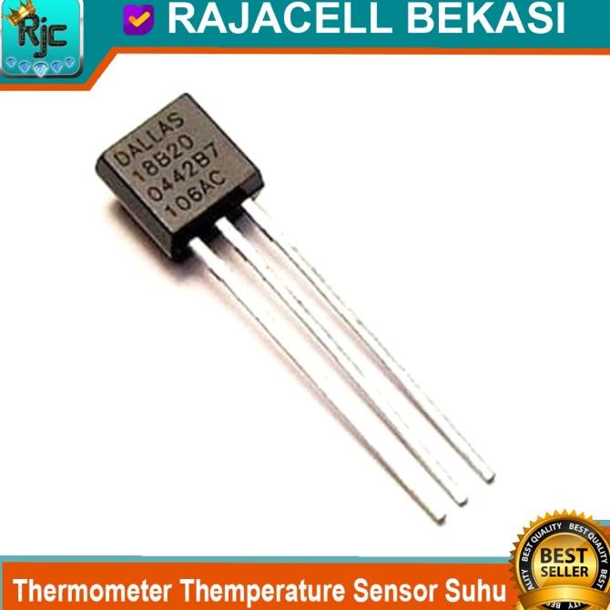 Jual Dallas DS18b20 Thermometer Themperature Sensor Suhu Arduino TO-92 ...