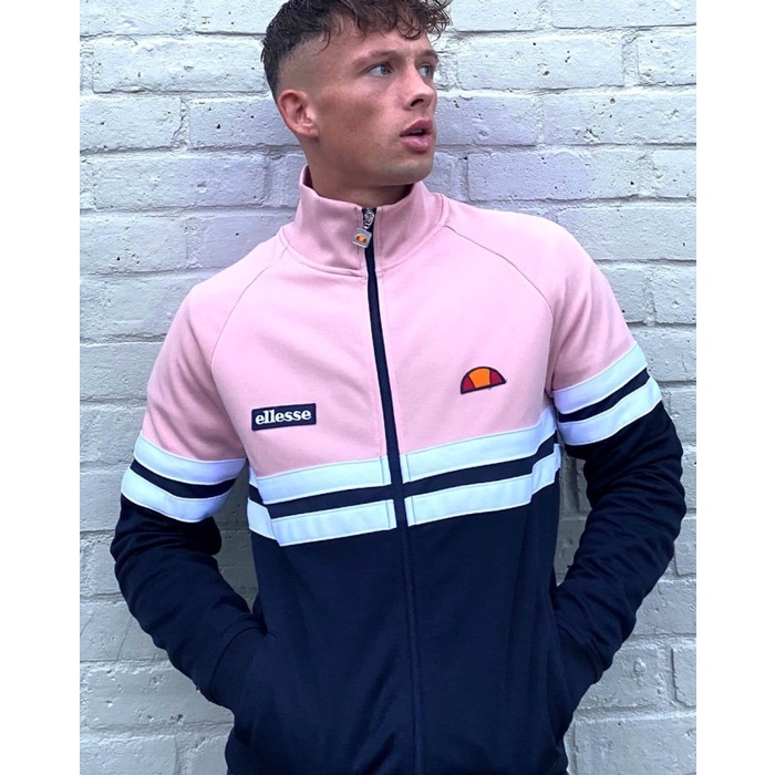 ellesse rimini track top pink