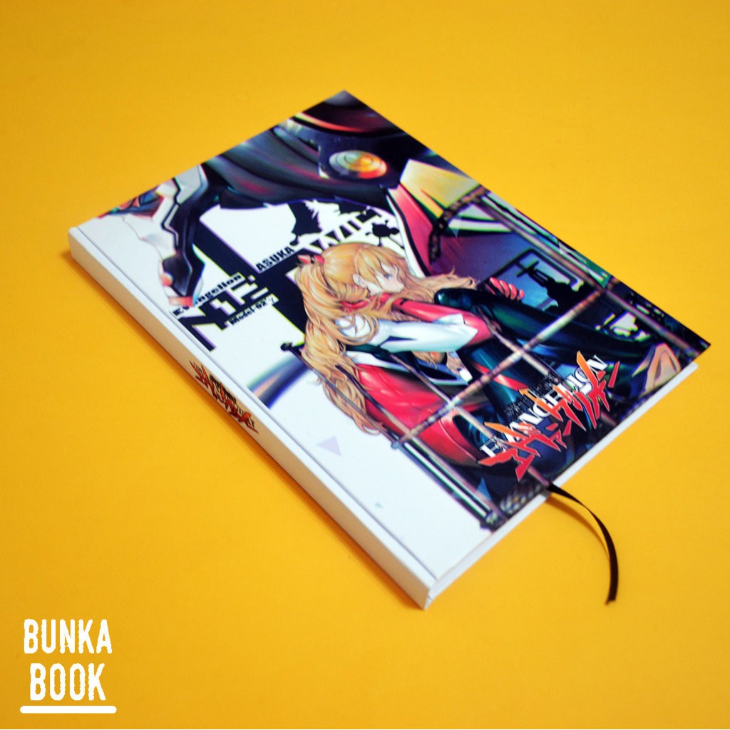 Jual Note Book Hardcover Anime Evangelion Asuka Ukuran A5 Jurnal Agenda ...