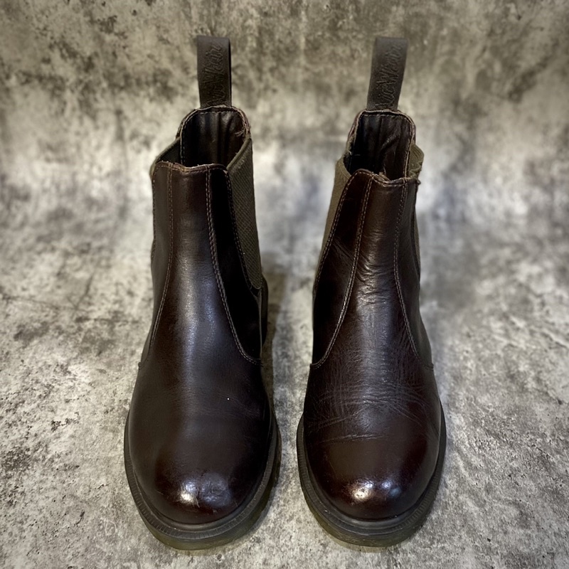 Jual dr . martens docmart chelsea boots greasy burgundy ( not 1460 1461 ...
