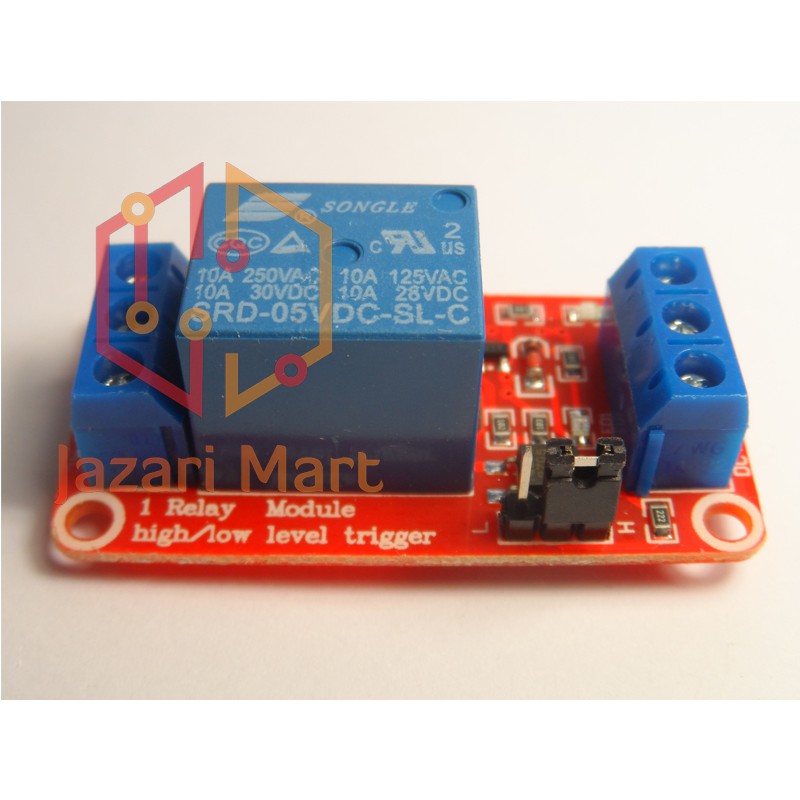 Jual Relay Module 1Ch 5V High and Low Trigger Support | Shopee Indonesia