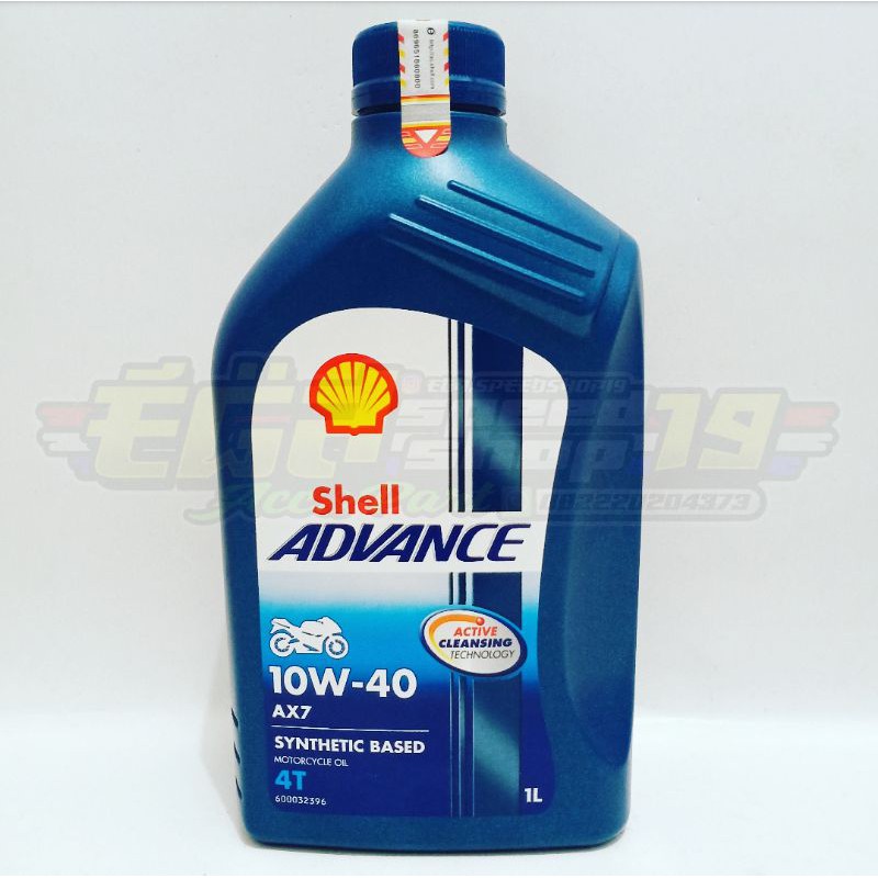 Jual OLI SHELL ADVANCE AX7 1L SAE 10W-40 | Shopee Indonesia