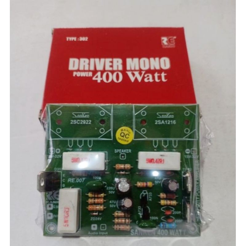 Jual KIT DRIVER POWER AMPLIFIER SANKEN 400WATT MONO KIT DRIVER POWER