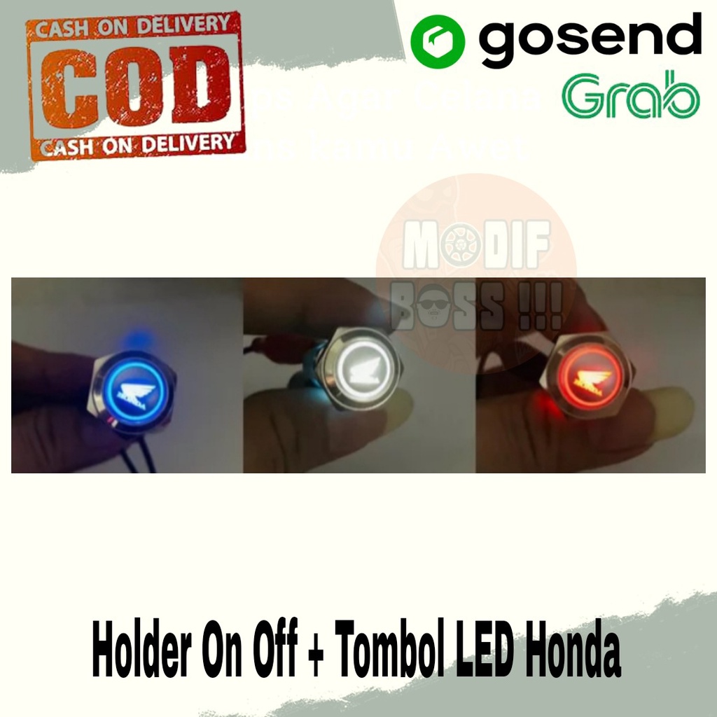 Jual SAKLAR ON OFF LED LOGO HONDA SAKLAR PUSH ON LED HONDA SAKLAR ...