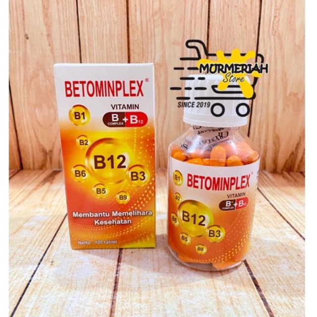 Jual BETOMINPLEX ARTO Botol Isi 100 / Vitamin B Komplex + B12 | Shopee ...