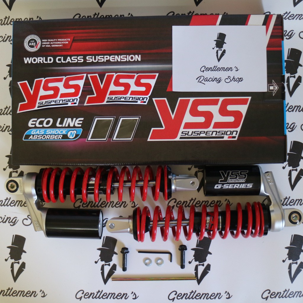 Jual Shockbreaker Shock YSS New G Series 305MM BLACK RED Aerox 155 ...