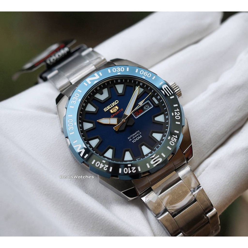 Jual Jam Tangan Pria Seiko SRP747k1 Automatic Blue Dial Bezel Garansi 2 Tahun Shopee Indonesia