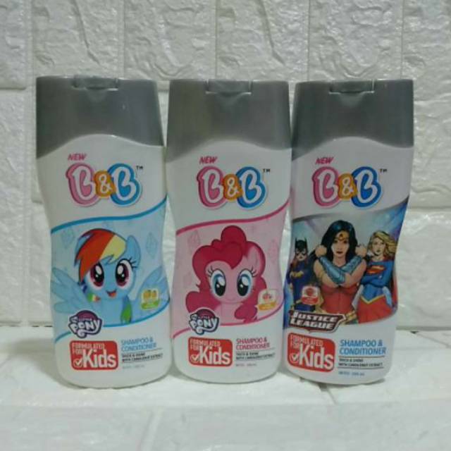 Jual B&B Kids Shampoo & Conditioner Little Pony 200ml | Shopee Indonesia