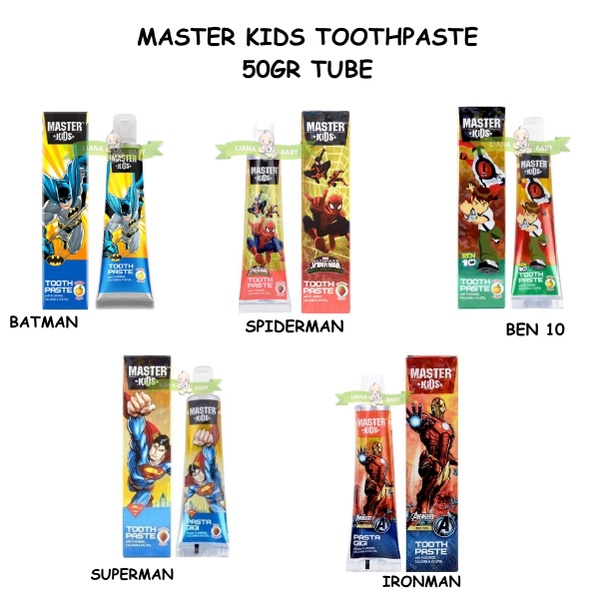 Jual PERA607 MASTER KIDS TOOTHPASTE 50GR TUBE | Shopee Indonesia