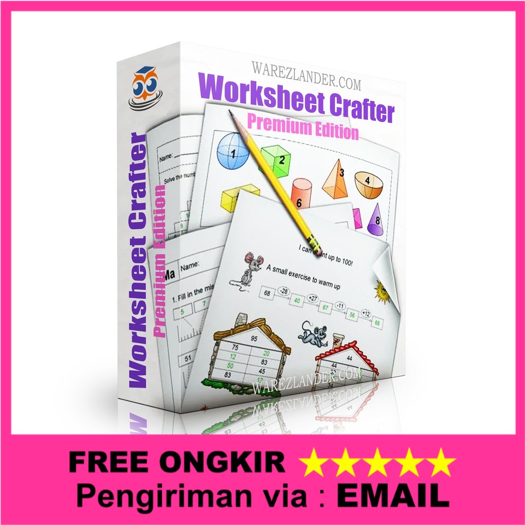 Jual worksheet crafter premium edition 2021 aplikasi untuk membuat
