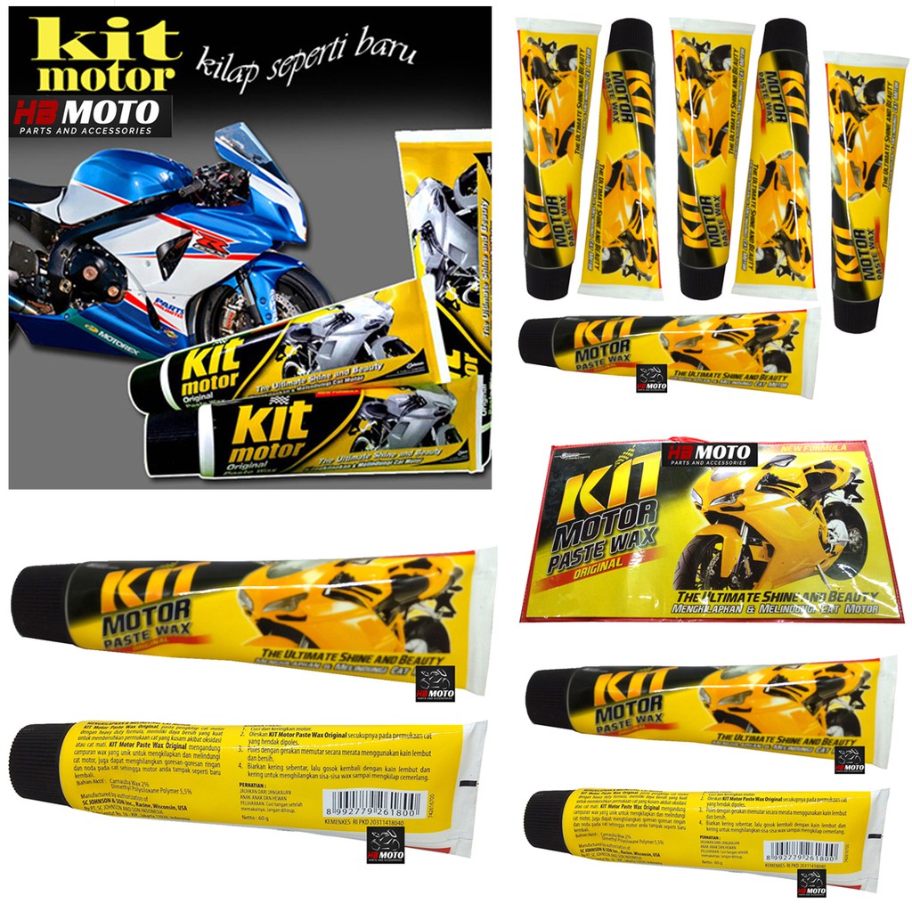 Jual KIT Motor Odol Paste Wax / Paste 60 gram - Original / Rubbing ...