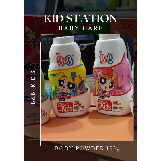 Jual Body Powder B&B Kids 150gr | Shopee Indonesia