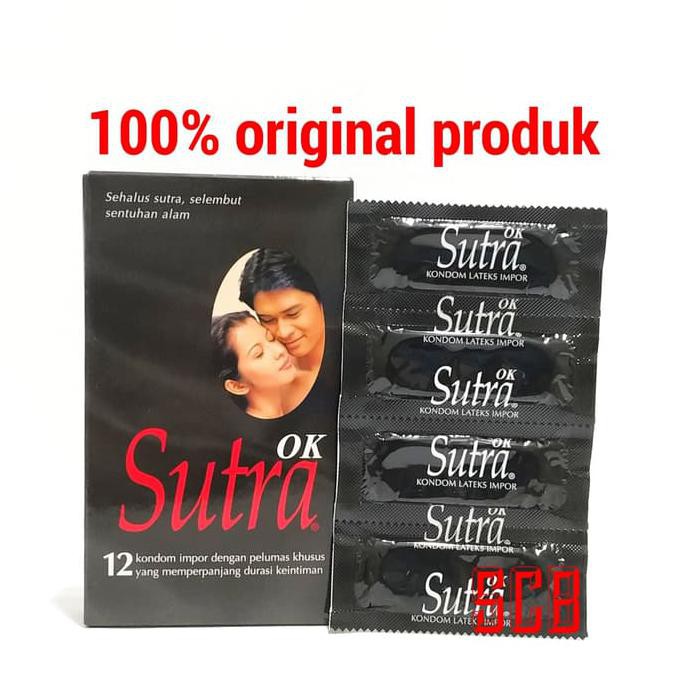 Jual Kondom Sutra OK isi 12 / Kondom Sutra Hitam - Alat Kontrasepsi