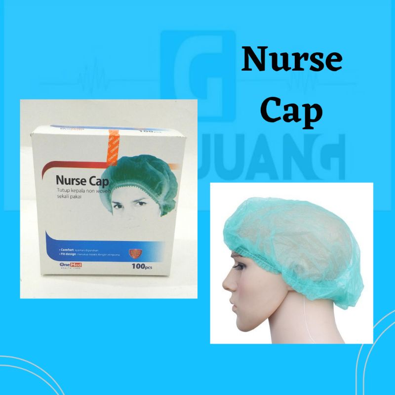 Jual Nurse Cap Topi Perawat, Hair Net Merk Onemed | Shopee Indonesia